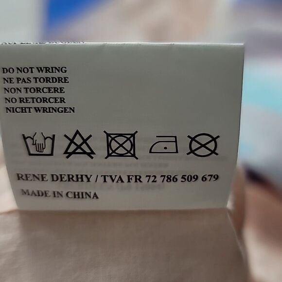 Rene Derhy NWT Aberdeen Dress in Multi Blue/Pink/White - Picture 12 of 12